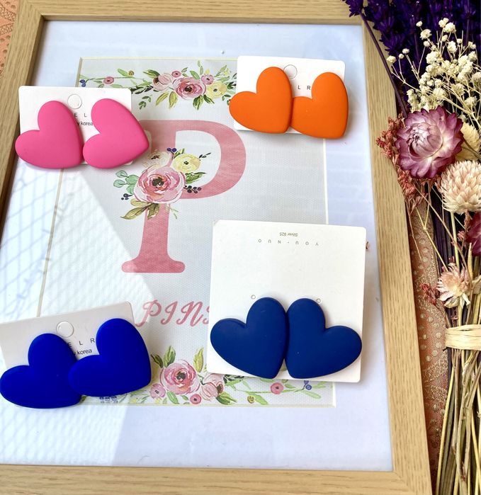 Brincos coração novos a estrear