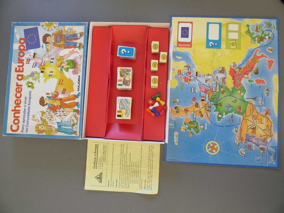 Jogo Conhecer a Europa, da Majora