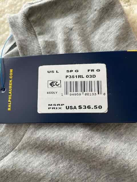 Ralph Lauren - koszulka męska z USA, L.