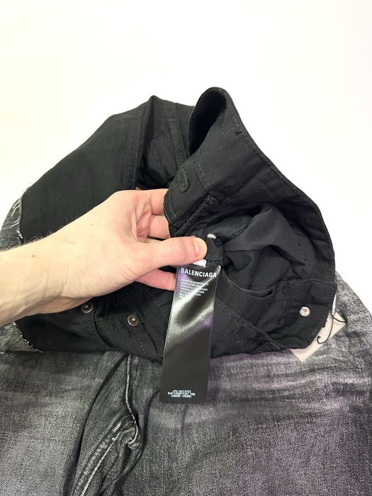 Джинси jeans Balenciaga opium archive erd washed grey baggy pants S-M