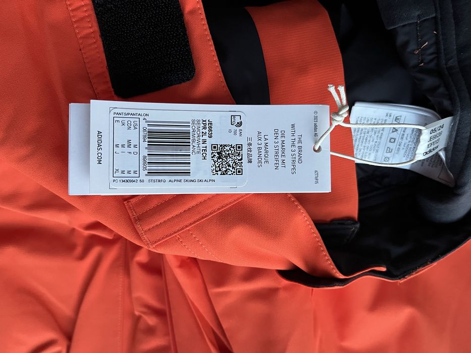 Męskie spodnie narciarskie snowboardowe adidas TERREX M