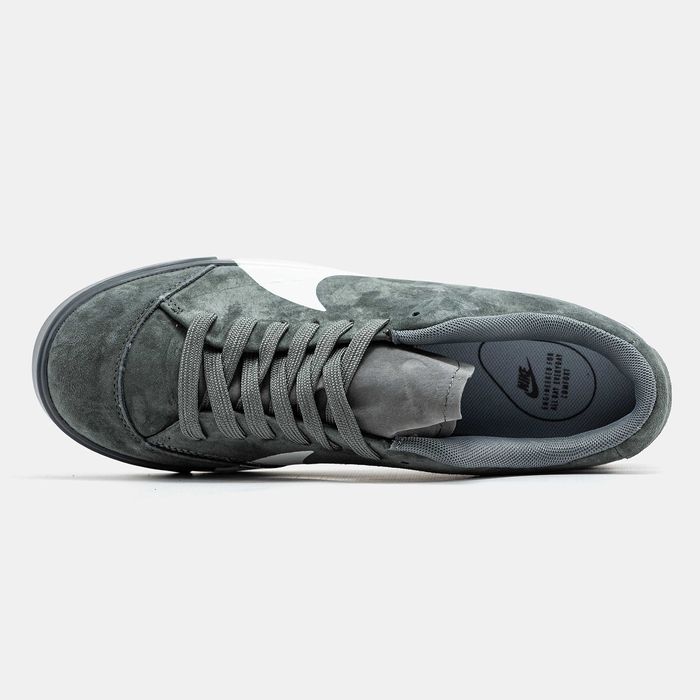 Кросівки Nike Blazer City Low Grey/White premium