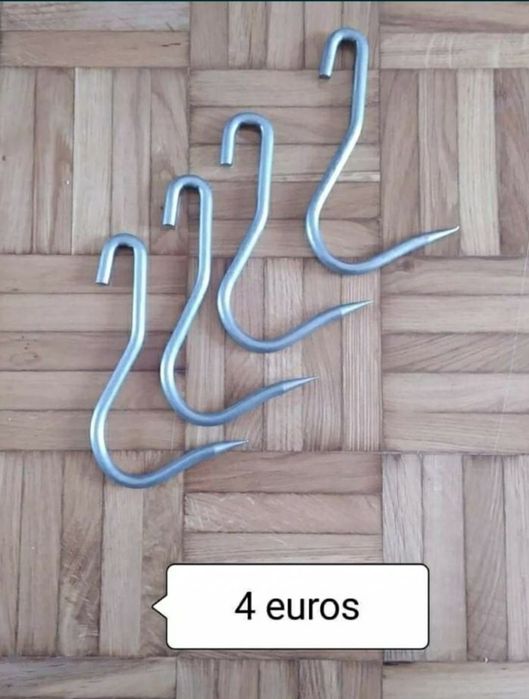 Ganchos de talho em inox