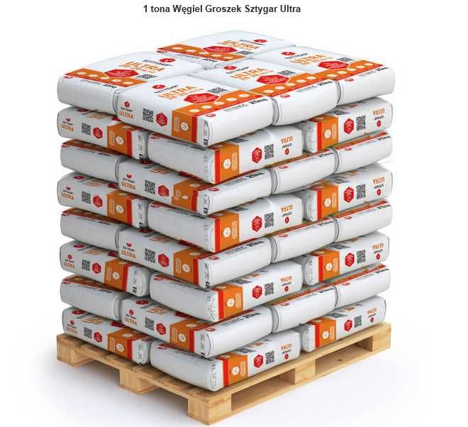 Groszek Sztygar worki 25kg / Opał węgiel