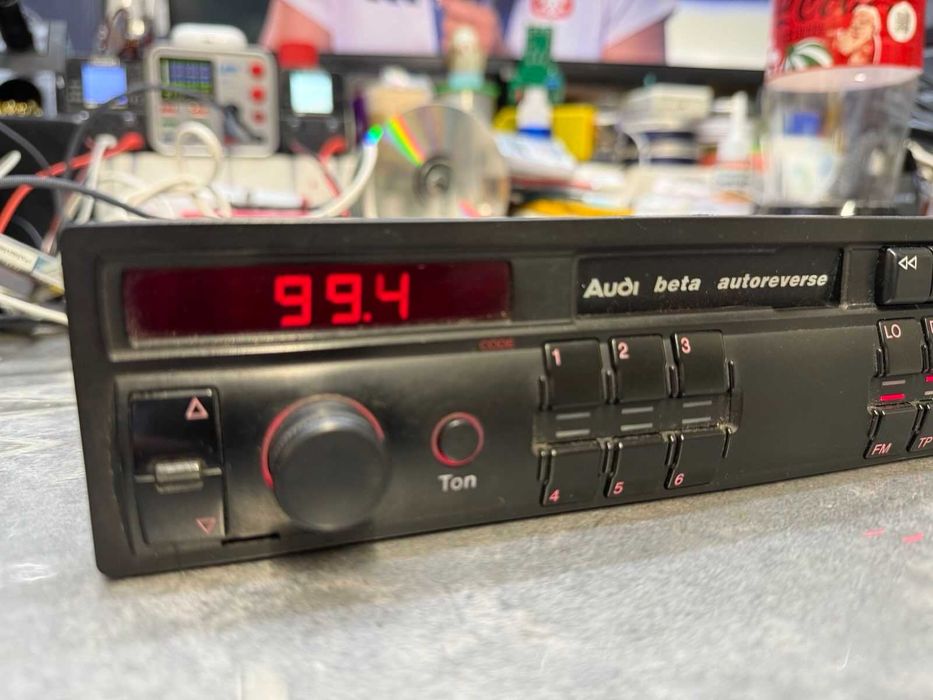 Fabryczne Radio Audi BETA CC ALPINE unikat 22cm A6 C4 100  A4 b5 A3 8L