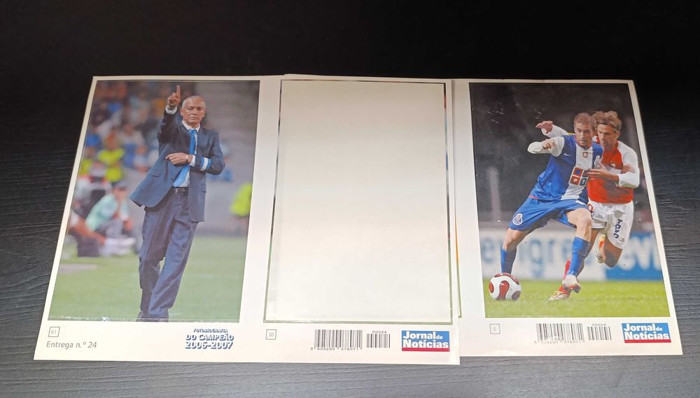 Cromos autocolantes caderneta FCP Campeão 2006 /  2007