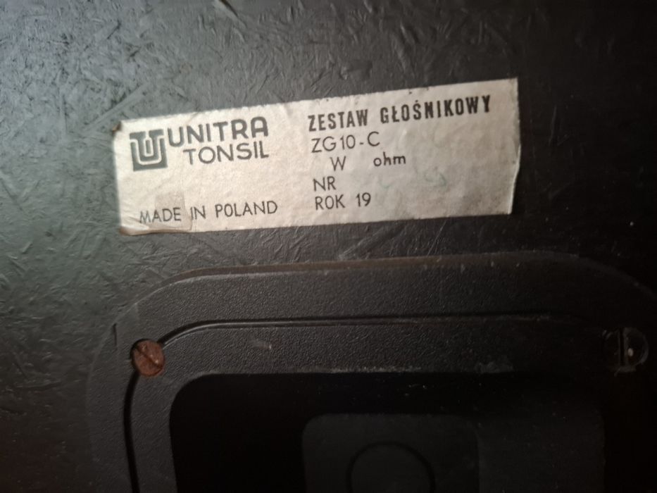 Głośniki tonsil unitra zg686(altus 100) zabytek