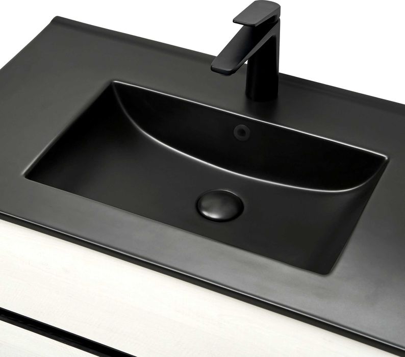 Szafka łazienkowa z umywalką CERAMICZNĄ i korek klik klak NOWA 80X45