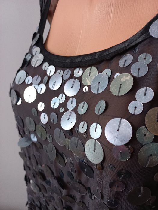 r.XL sukienka sylwestrowa, cekiny