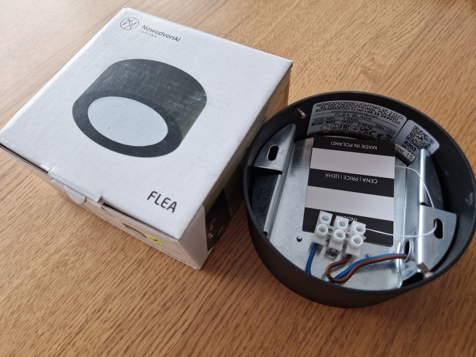 Oprawy FLEA black 8203 Nowodvorski