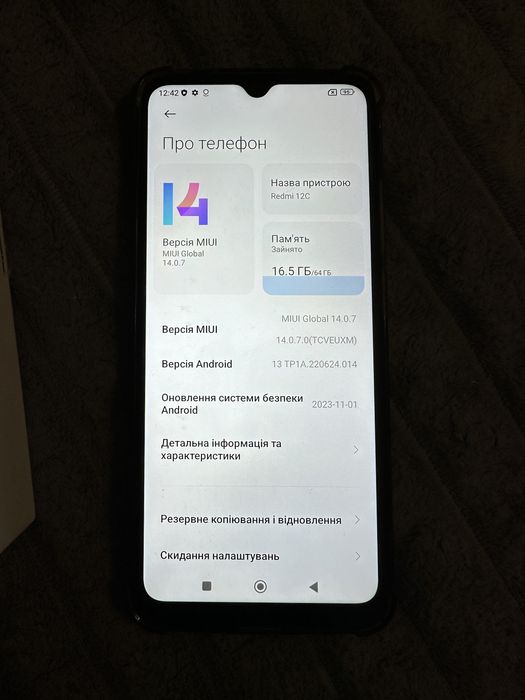 Redmi 12c 3/64g original