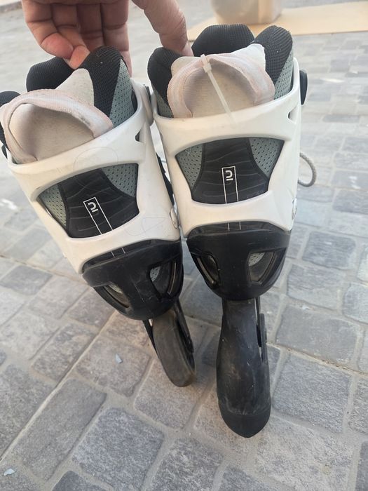 Patins em Linha Ajustáveis Oxelo Fit 5 Junior (Chassis Alumínio)