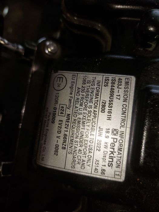 Silnik perkins 403j-17 minikoparka traktorek shibaura