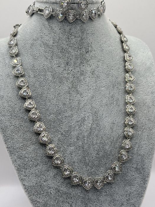 Komplet cyrkonia swarovski