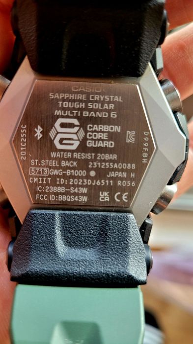 Relógio G-G-Shock Mudmaster GWG-B1000-3A
