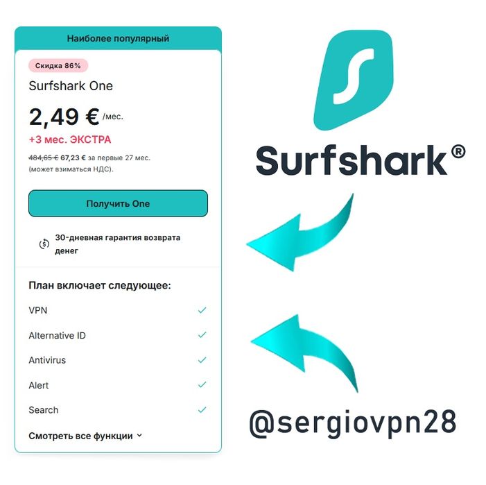 Surfshark vpn, премиум впн, анонимность, nordvpn, wisevpn