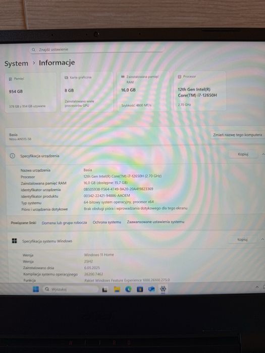 Laptop Acer Nitro 5