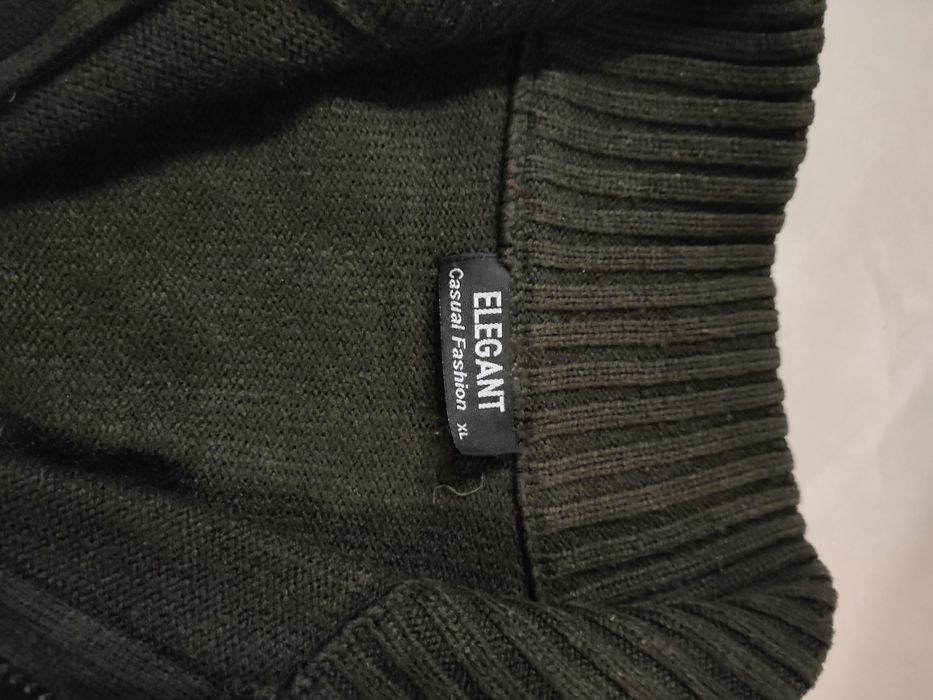 Sweter męski brązowy