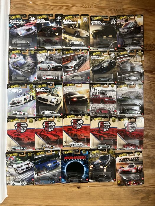 Моделі hot wheels premium car culture fast and furious