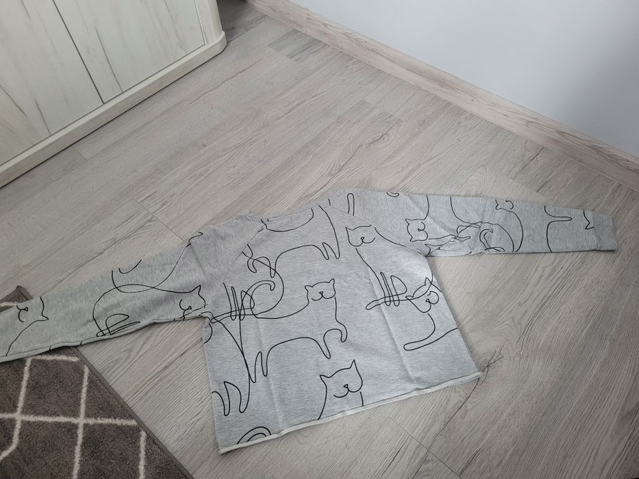 Bluza w koty aestethic cat Reserved