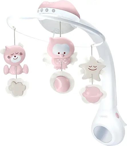 Музичний мобіль Infantino 3 в 1 з проектором  рожевий