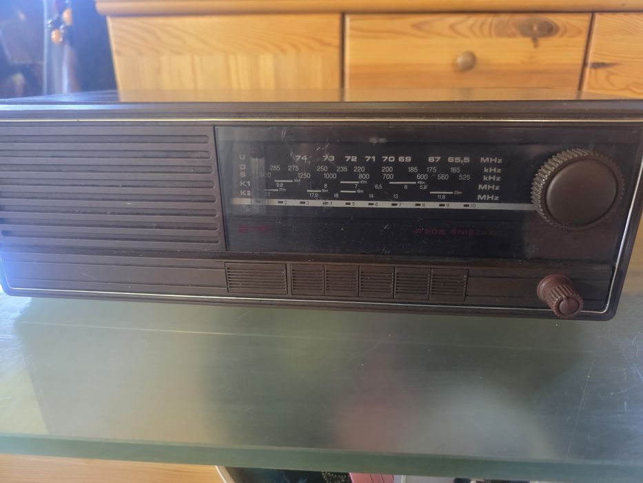 Radio Unitra Diora R-206 Śnieżka PRL  sprawne