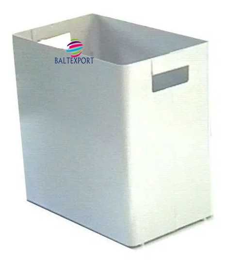 Cesto de Papeis / Caixote do Lixo em Chapa Pintado P/ Escritório Novo