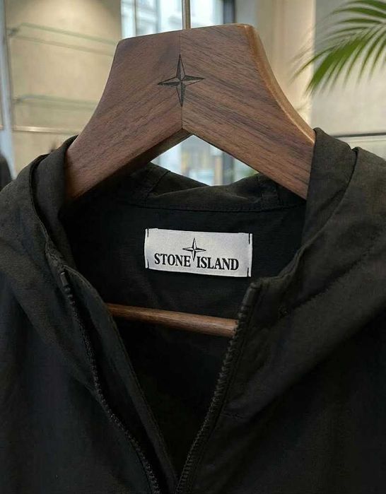 ВІДПРАВКА БЕЗ ПЕРЕДПЛАТ - Черная Ветровка Куртка Stone Island