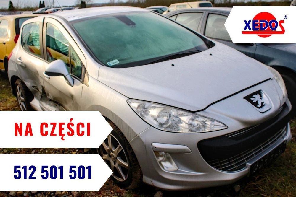 Peugeot 308 T7 2010 1.6VTi 5FW HB5D (MASKA, ZDERZAK, LAMPA, BŁOTNIK, DRZWI, SZYBA, FOTEL)