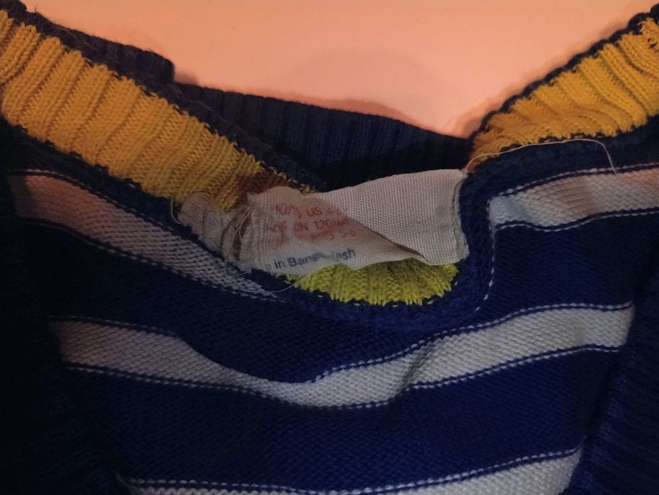 Sweterek w paski H&M na 5-6lat