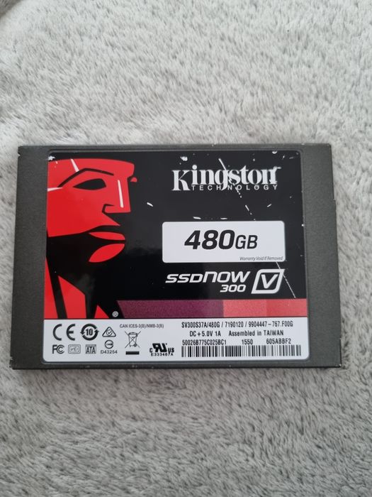 SSD диск Kingston A400 480GB 2.5" SATA III — Стан 100%