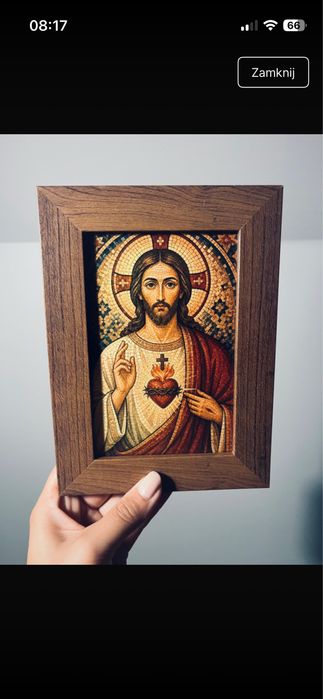 Obrazek Jezus Chrystus w ramce ramka