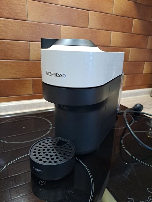 Кавомашина, Капсульна кавоварка Nespresso Vertuo Pop XN9201 White, як