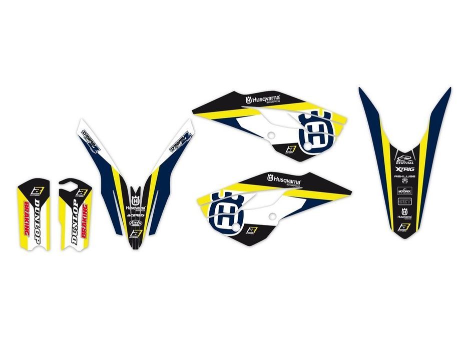 kit autocolantes blackbird dream 4 husqvarna tc 85