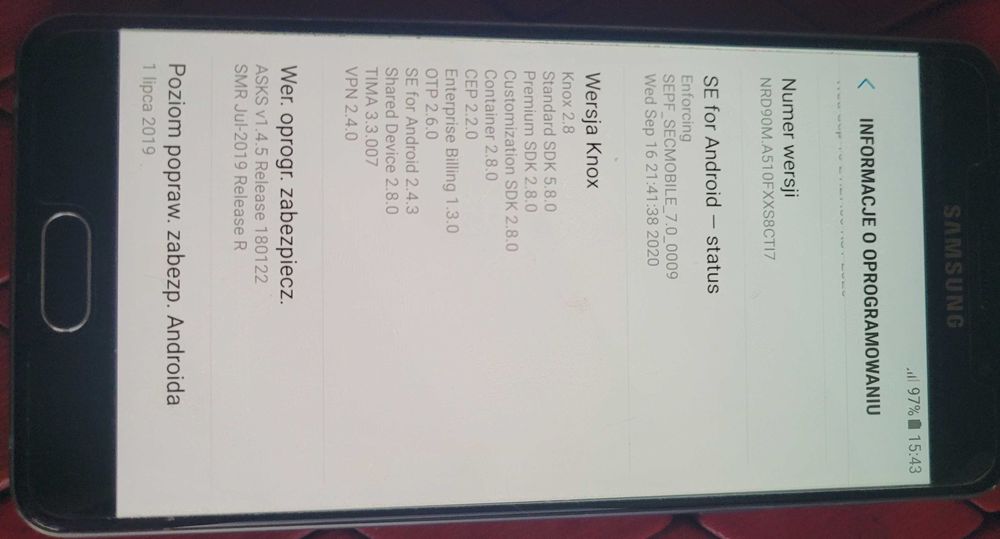 Samsung Galaxy A5 2016 czarny