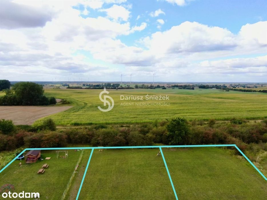 Działki 1200m2 z widokiem na naturę i Pnb