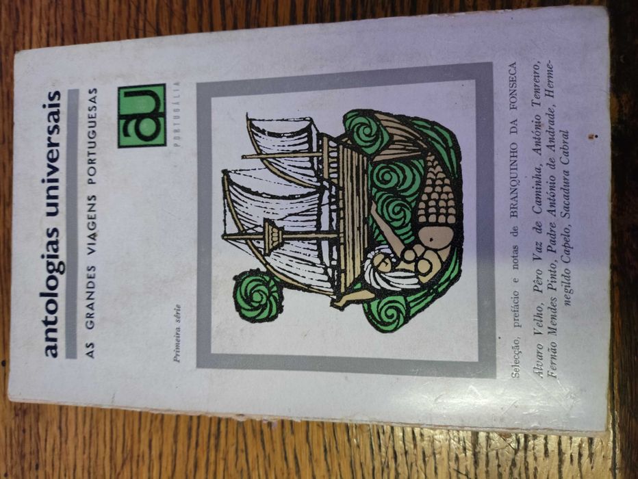 Livro As Grandes Viagens Portuguesas notas de Branquinho da Fonseca