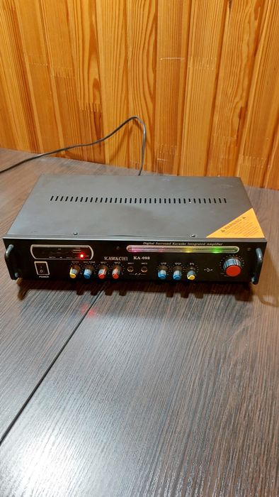 Колонки Samsung PS-C730D, підсилювач звуку для караоке KAWACHI KA-098
