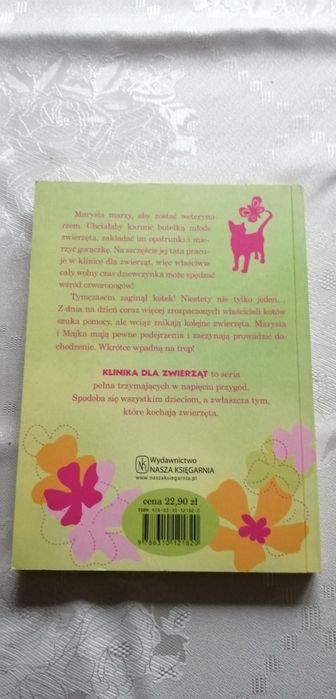 Książka Zaginęły koty, seria Klinika dla zwierząt