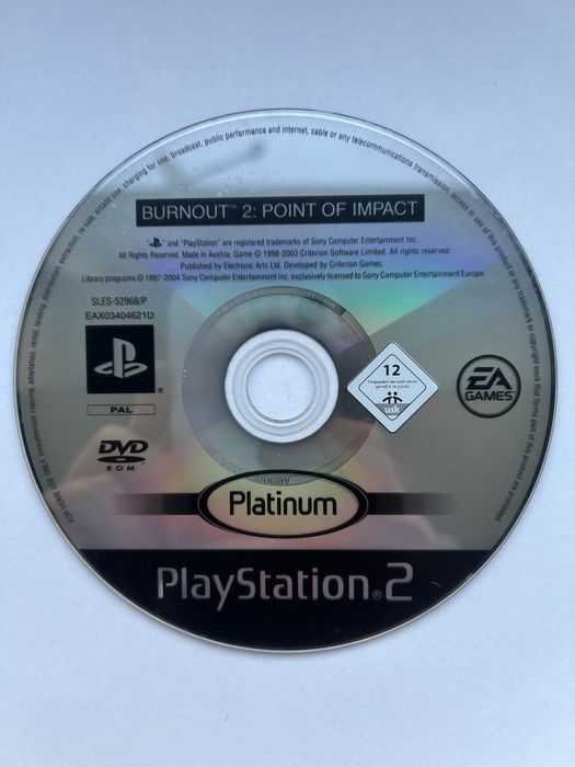 PS2 / Sony Playstation 2 Burnout 2: Point Of Impact