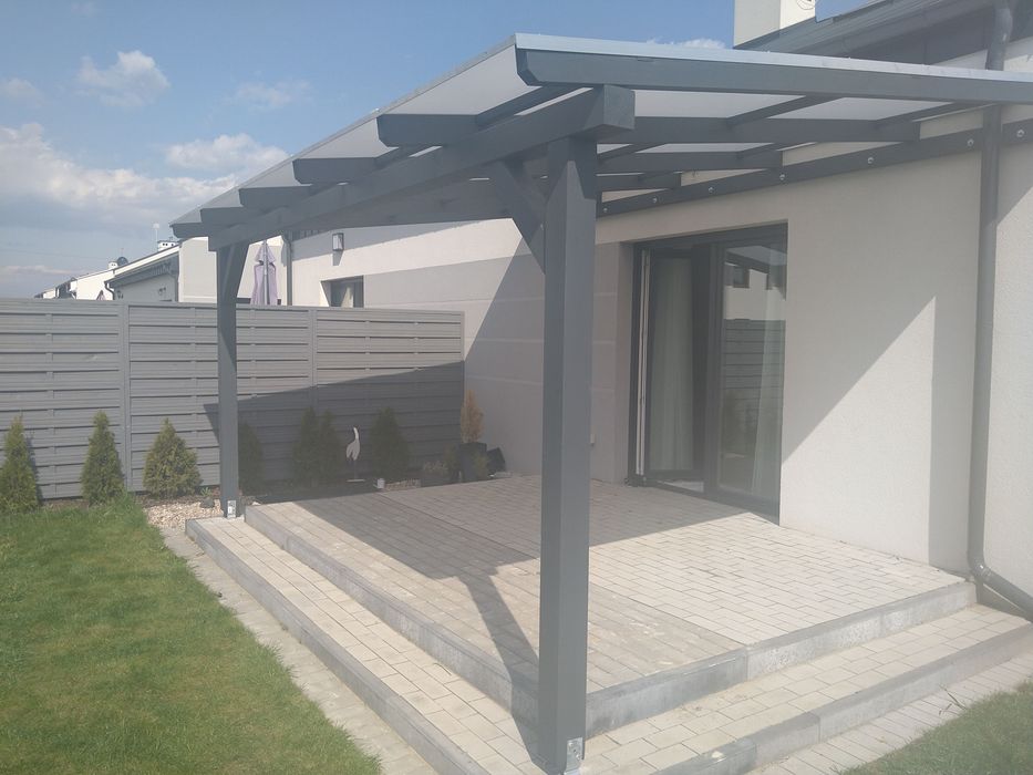 Zadaszenie tarasu/Pergola - drewno klejone