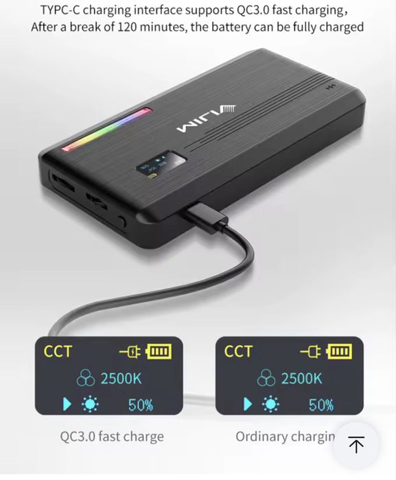 Світло Ulanzi Vijim VL196 RGB LED video light 2500-9000K