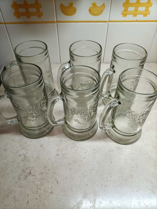 Conjunto de 6 canetas de cerveja