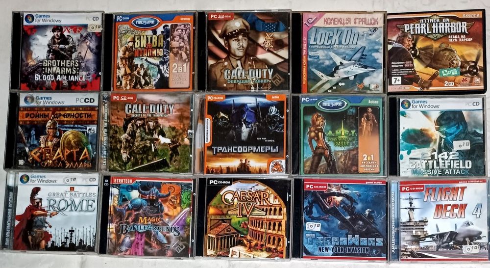 СD диски із іграми для ПК