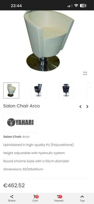 Cadeira  Cabeleireiro hidraulica ENTREGO  (yahari) original