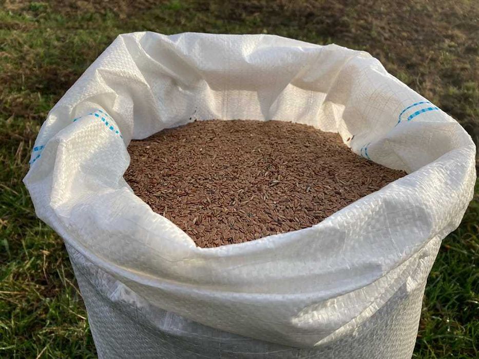 Naturalne Siemię Lniane dla Koni i Cieląt 20 KG bez Glifosatu