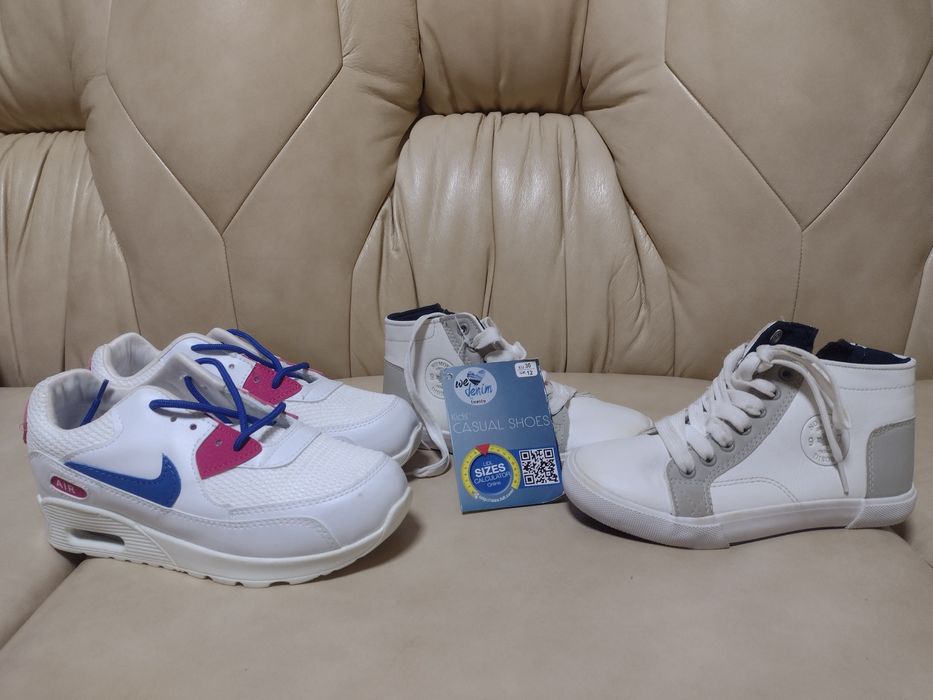 Кросівки NIKE AIR 35 розмір та кеди  30 розмір