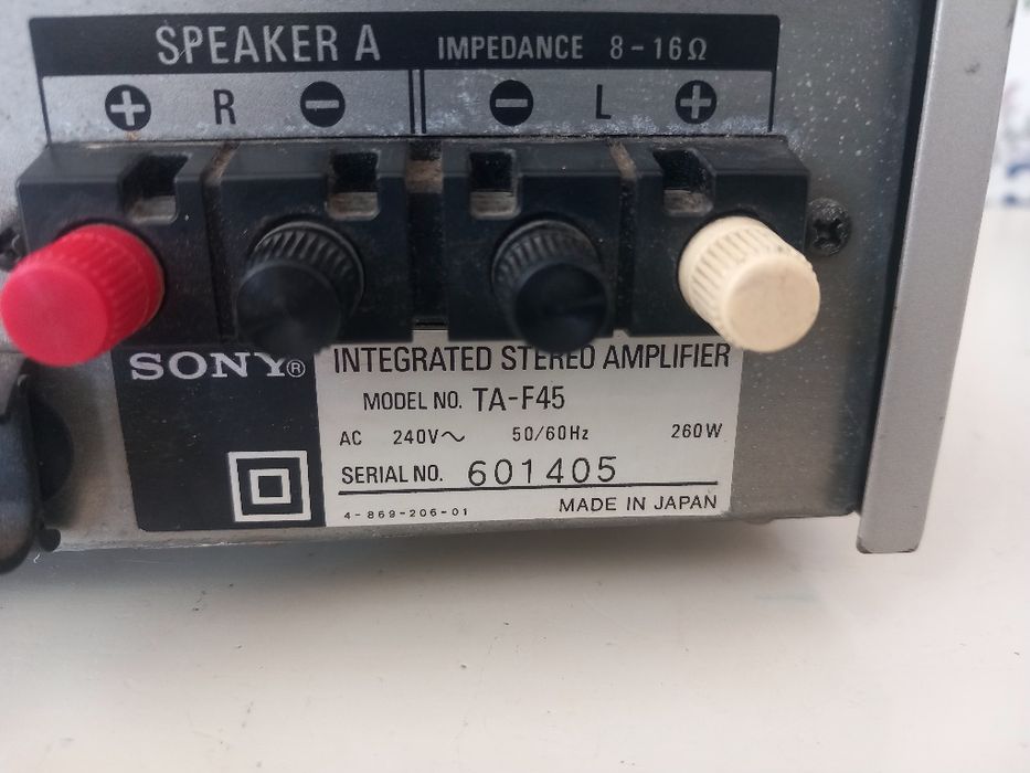 Sony Amplificador  TA-F45