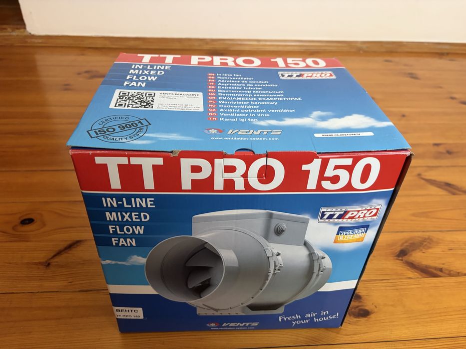 Вентилятор Vents TT PRO 150