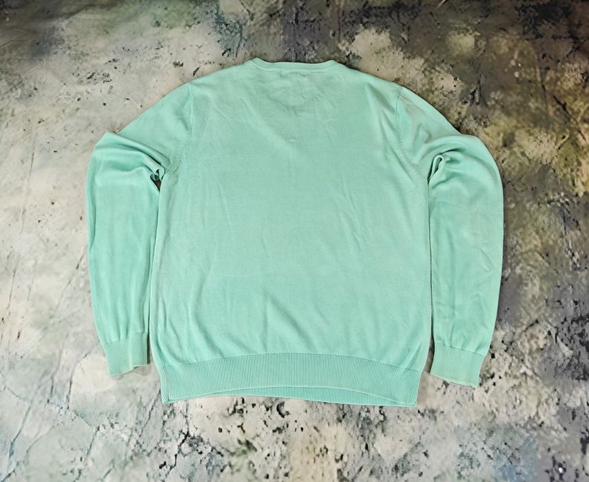 Miętowy Sweterek Damski V-neck Lyle & Scott L